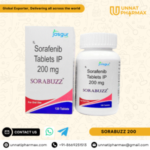 Sorabuzz Tablet – Sorafenib 200mg – Kidney & Liver Cancer Medicine – Unnati Pharmax