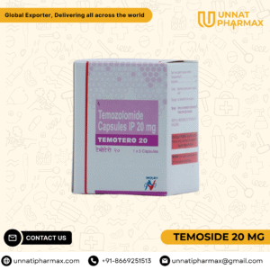 Temotero 20 Temozolomide Capsule for the treatment of brain cancer.