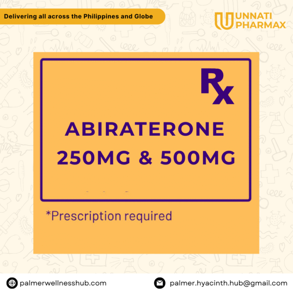 ABIRATERONE 250mg and 500mg UNNATIPHARMAX GLOBAL