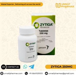 Zytiga 250mg Tablets – Abiraterone Acetate Prostate Cancer Medicine | Unnati Pharmax