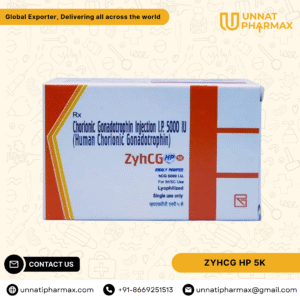 Zyhcg HP 5K Chorionic Gonadotrophin Injection for treating female and male infertility.