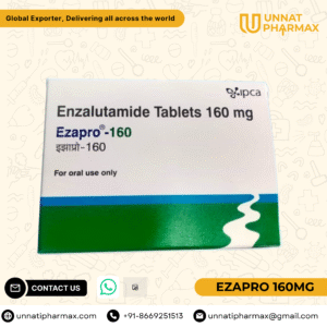 Ezapro 160mg Enzalutamide Tablets for prostate cancer treatment.