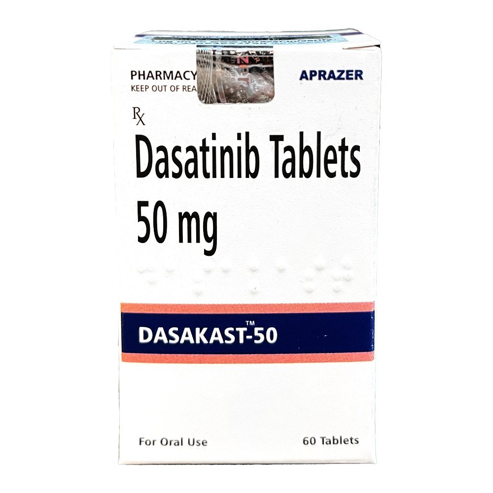 dasakast-50-tablets DASAKAST-50 Dasatinib 50 mg tablets packaging