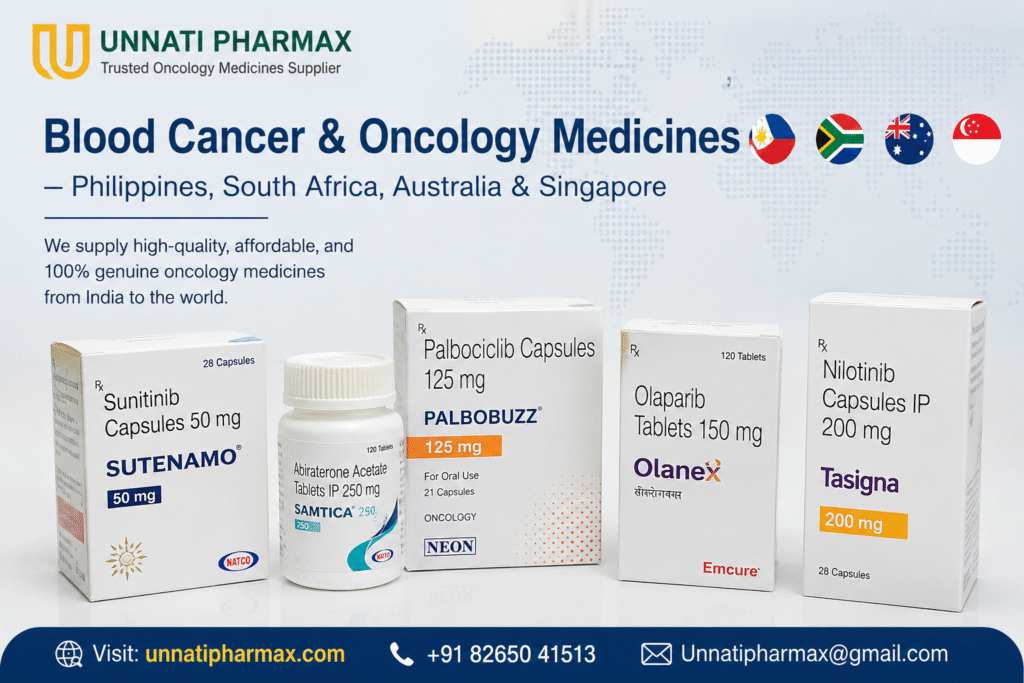 Blood Cancer & Oncology Medicines — Philippines, South Africa, Australia & Singapore